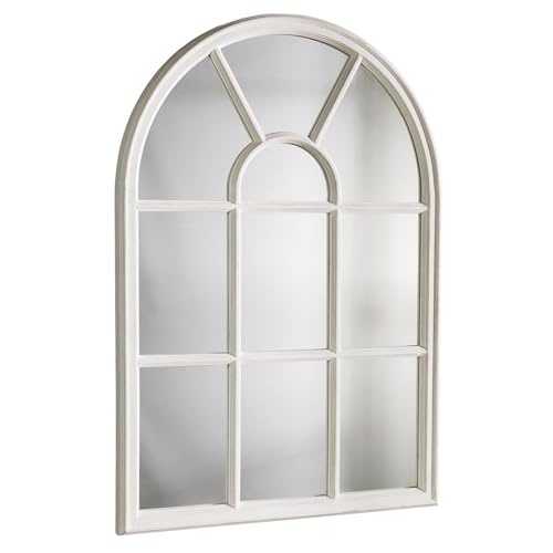 Riess Ambiente Design Wandspiegel Castillo 100cm weiß Creme Landhausstil Fensterspiegel Rundbogen Shabby Chic Riess Ambiente Design Wandspiegel Castillo 100cm weiß Creme Landhausstil Fensterspiegel Rundbogen Shabby Chic von Riess Ambiente