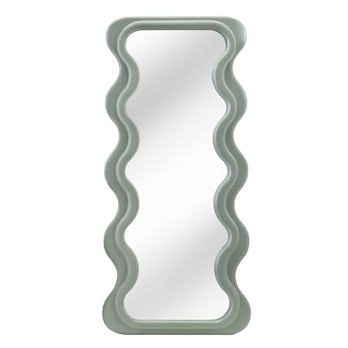 Riess Ambiente Design Wandspiegel Curvy 160cm salbeigrün Ganzkörperspiegel Standspiegel großer Spiegel für die Wand vertikal hängend Riess Ambiente Design Wandspiegel Curvy 160cm salbeigrün Ganzkörperspiegel Standspiegel großer Spiegel für die Wand vertikal hängend von Riess Ambiente