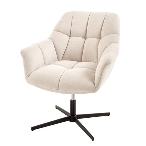 Riess Ambiente Drehbarer Sessel Papillon Champagner beige schwarz Metall höhenverstellbar mit Armlehne drehbar Wohnzimmersessel Polstersessel TV-Sessel Relaxsessel Riess Ambiente Drehbarer Sessel Papillon Champagner beige schwarz Metall höhenverstellbar mit Armlehne drehbar Wohnzimmersessel Polstersessel TV-Sessel Relaxsessel von Riess Ambiente