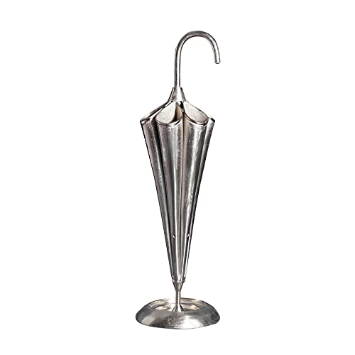 Riess Ambiente Eleganter Schirmständer Umbrella 91cm Silber Aluminium für 6 Schirme Ständer Wohnaccessoire Dekoration von Riess Ambiente
