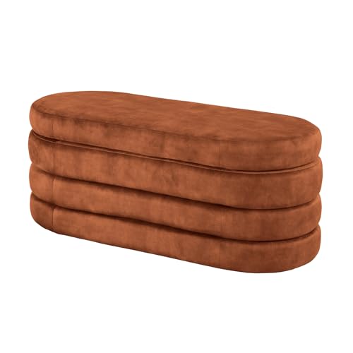 Riess Ambiente Extravagante Polsterbank Vogue 115cm - rost braun - Samt Sitzbank mit Stauraum modern Schlafzimmer Flur Riess Ambiente Extravagante Polsterbank Vogue 115cm - rost braun - Samt Sitzbank mit Stauraum modern Schlafzimmer Flur von Riess Ambiente