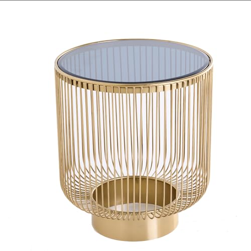 Riess Ambiente Filigraner Design Beistelltisch Variation 50cm Gold Schwarzglas Handarbeit, hochwertiger Couchtisch für Dein Wohnzimmer Riess Ambiente Filigraner Design Beistelltisch Variation 50cm Gold Schwarzglas Handarbeit, hochwertiger Couchtisch für Dein Wohnzimmer von Riess Ambiente