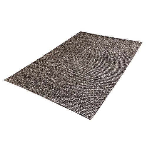 Riess Ambiente Großer Design Teppich Wool 240x160cm dunkelgrau aus Wolle Wohnzimmerteppich Wollteppich Riess Ambiente Großer Design Teppich Wool 240x160cm dunkelgrau aus Wolle Wohnzimmerteppich Wollteppich von Riess Ambiente