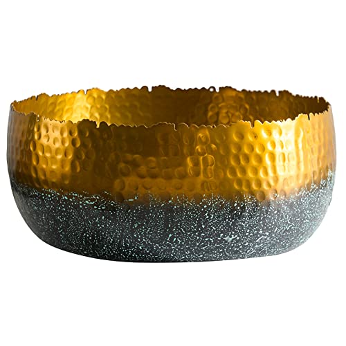Riess Ambiente Handgearbeitete Deko Schale Orient 31cm Gold mit Patina Hammerschlag Design Dekoschale Wohnaccessoire Dekoration Riess Ambiente Handgearbeitete Deko Schale Orient 31cm Gold mit Patina Hammerschlag Design Dekoschale Wohnaccessoire Dekoration von Riess Ambiente