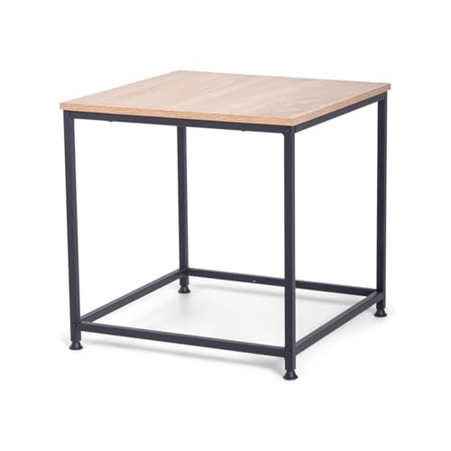 Riess Ambiente Industrial Couchtisch Slim LINE - 45cm - Natur schwarz - Eichen-Optik Metall - Beistelltisch quadratisch minimalistisch Riess Ambiente Industrial Couchtisch Slim LINE - 45cm - Natur schwarz - Eichen-Optik Metall - Beistelltisch quadratisch minimalistisch von Riess Ambiente