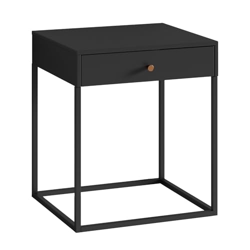 Riess Ambiente Industrial Nachttisch Slim LINE - 50cm - anthrazit schwarz - Metall - Beistelltisch mit Schublade rechteckig Riess Ambiente Industrial Nachttisch Slim LINE - 50cm - anthrazit schwarz - Metall - Beistelltisch mit Schublade rechteckig von Riess Ambiente