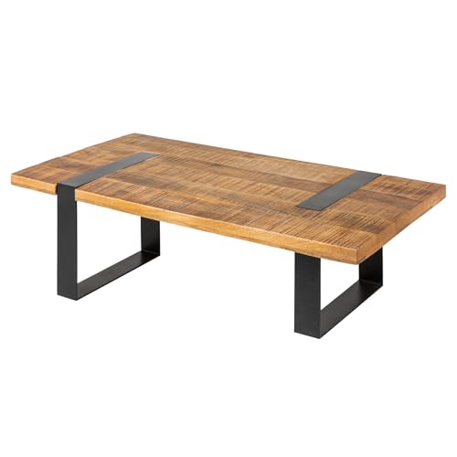 Riess Ambiente Massiver Couchtisch Iron Craft 100cm braun Natur Mangoholz schwarz Metall Sofatisch Holztisch Wohnzimmertisch Industrial-Design Massivholz Riess Ambiente Massiver Couchtisch Iron Craft 100cm braun Natur Mangoholz schwarz Metall Sofatisch Holztisch Wohnzimmertisch Industrial-Design Massivholz von Riess Ambiente