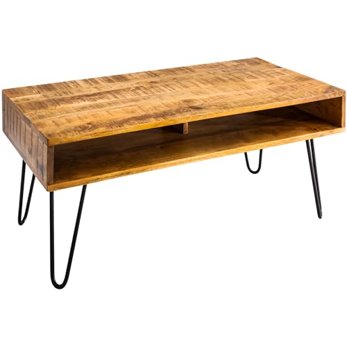 Riess Ambiente Massiver Couchtisch Scorpion Natur 100cm Mangoholz Hairpin Legs Wohnzimmertisch Holztisch Riess Ambiente Massiver Couchtisch Scorpion Natur 100cm Mangoholz Hairpin Legs Wohnzimmertisch Holztisch von Riess Ambiente