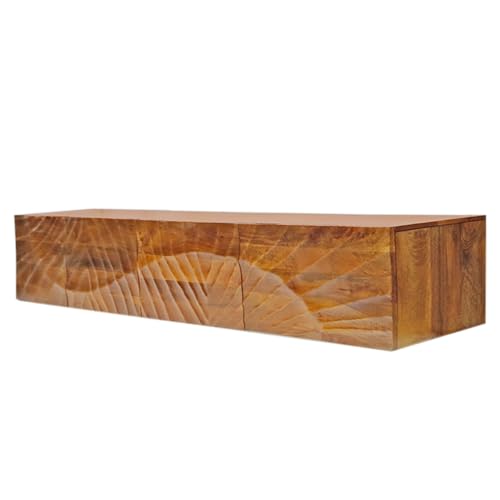 Riess Ambiente Massives TV-Board Scorpion - 200cm - braun Mangoholz Massivholz hängend Lowboard Kommode Kabel-Öffnung von Riess Ambiente