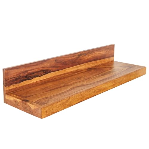 Riess Ambiente Massives Wandregal MAKASSAR 80cm Natur Sheeshamholz Stone Finish Handmade Riess Ambiente Massives Wandregal MAKASSAR 80cm Natur Sheeshamholz Stone Finish Handmade von Riess Ambiente