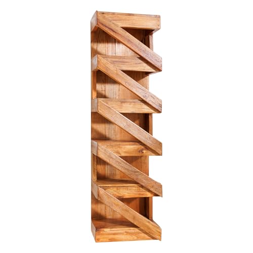 Riess Ambiente Massives Weinregal MAKASSAR - 80cm - recyceltes Teakholz - für 5 Flaschen Wandregal Riess Ambiente Massives Weinregal MAKASSAR - 80cm - recyceltes Teakholz - für 5 Flaschen Wandregal von Riess Ambiente