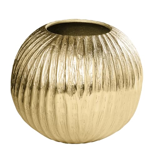 Riess Ambiente Moderne Vase Elegance - 25cm - Gold antik - Hammerschlag Design Riess Ambiente Moderne Vase Elegance - 25cm - Gold antik - Hammerschlag Design von Riess Ambiente