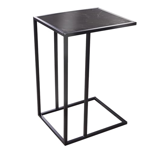 Riess Ambiente Moderner Beistelltisch Slim LINE 65cm Graphit Marmor-Design Metall Laptoptisch Riess Ambiente Moderner Beistelltisch Slim LINE 65cm Graphit Marmor-Design Metall Laptoptisch von Riess Ambiente
