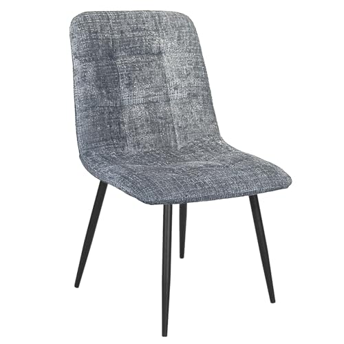 Riess Ambiente Moderner Design Stuhl TRES CHIC - grau - Chenille mit schwarzen Metallbeinen Esszimmerstuhl Retro Look bequem Riess Ambiente Moderner Design Stuhl TRES CHIC - grau - Chenille mit schwarzen Metallbeinen Esszimmerstuhl Retro Look bequem von Riess Ambiente