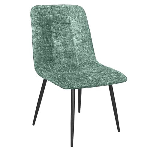 Riess Ambiente Moderner Design Stuhl TRES CHIC - grün - Chenille mit schwarzen Metallbeinen Esszimmerstuhl Retro Look bequem Riess Ambiente Moderner Design Stuhl TRES CHIC - grün - Chenille mit schwarzen Metallbeinen Esszimmerstuhl Retro Look bequem von Riess Ambiente