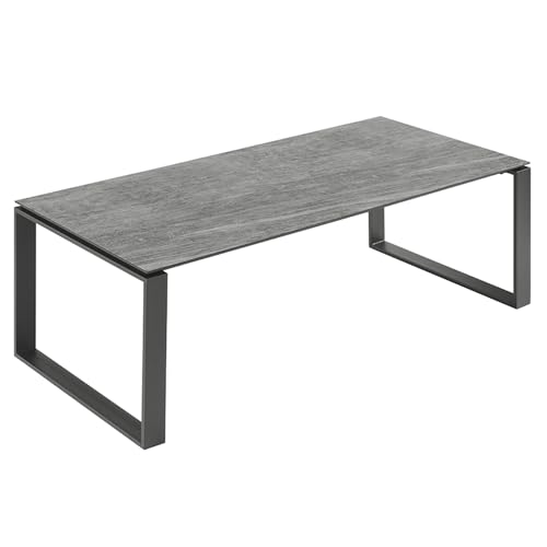 Riess Ambiente Moderner Gartentisch Floating - 210cm - anthrazit - Keramik wetterfest Outdoor Esstisch Terrassentisch von Riess Ambiente