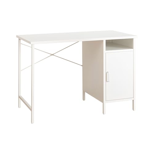 Riess Ambiente Moderner Schreibtisch DURA Steel - 100cm - weiß - Metall - Computertisch mit Stauraum Riess Ambiente Moderner Schreibtisch DURA Steel - 100cm - weiß - Metall - Computertisch mit Stauraum von Riess Ambiente
