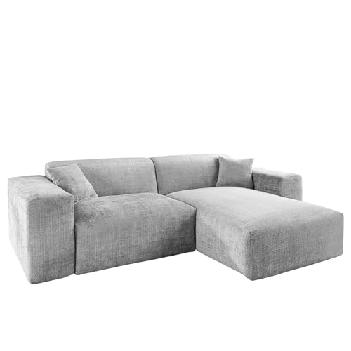 Riess Ambiente Modernes Ecksofa Signatur 265cm - grau - Chenille beidseitig aufbaubar inkl. Kissen Couch 3-Sitzer Design Riess Ambiente Modernes Ecksofa Signatur 265cm - grau - Chenille beidseitig aufbaubar inkl. Kissen Couch 3-Sitzer Design von Riess Ambiente