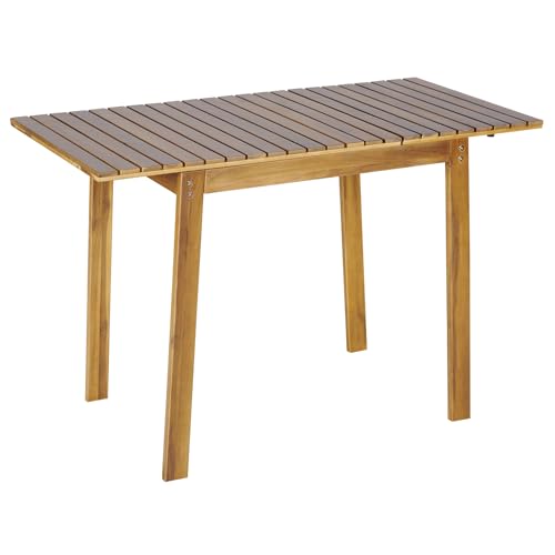 Riess Ambiente Outdoor Balkontisch Bali - 110cm - Natur Honey Finish - geöltes Akazienholz - Gartentisch 4 Personen klappbar wetterfest Riess Ambiente Outdoor Balkontisch Bali - 110cm - Natur Honey Finish - geöltes Akazienholz - Gartentisch 4 Personen klappbar wetterfest von Riess Ambiente