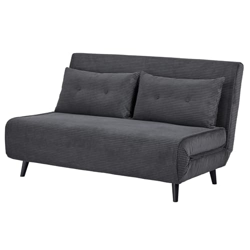 Riess Ambiente Retro Schlafsessel SMART Multifunction - 140cm - grau - Cord Sessel mit Bettfunktion Klappsessel inkl. Kissen Riess Ambiente Retro Schlafsessel SMART Multifunction - 140cm - grau - Cord Sessel mit Bettfunktion Klappsessel inkl. Kissen von Riess Ambiente