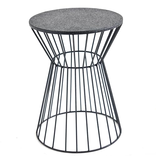 Riess Ambiente Runder Beistelltisch Variation 45cm schwarz Eisen Metallgestell Handmade Couchtisch Wohnzimmertisch Sofatisch Tisch Telefontisch Nachttisch Riess Ambiente Runder Beistelltisch Variation 45cm schwarz Eisen Metallgestell Handmade Couchtisch Wohnzimmertisch Sofatisch Tisch Telefontisch Nachttisch von Riess Ambiente