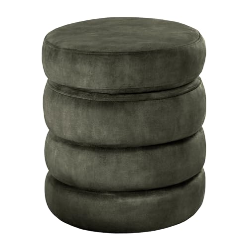 Riess Ambiente Runder Polsterhocker Vogue - 50cm - grün Samt Sitzhocker mit Stauraum Riess Ambiente Runder Polsterhocker Vogue - 50cm - grün Samt Sitzhocker mit Stauraum von Riess Ambiente