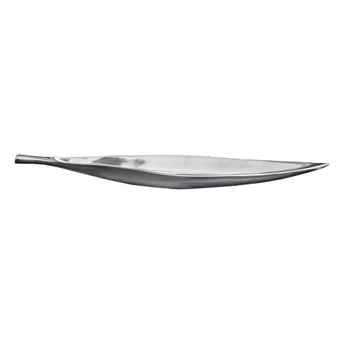 Riess Ambiente Handgearbeitete Deko Schale SILVER LEAF 60cm silber Aluminium Riess Ambiente Handgearbeitete Deko Schale SILVER LEAF 60cm silber Aluminium von Riess Ambiente