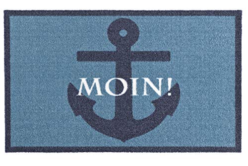 Strapazierfähige Outdoor Fußmatte ANKER MOIN 70x50cm blau Fußabtreter maritimes Design Eingangstürmatte wetterfest Schmutzfangmatte für Innen- und Außenbereich mit Anti-Rutsch-Unterseite Strapazierfähige Outdoor Fußmatte ANKER MOIN 70x50cm blau Fußabtreter maritimes Design Eingangstürmatte wetterfest Schmutzfangmatte für Innen- und Außenbereich mit Anti-Rutsch-Unterseite von Riess Ambiente
