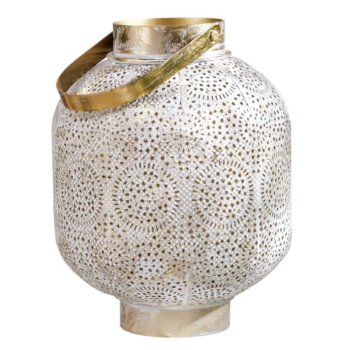 riess-ambiente Deko Windlicht Orient 25cm Gold Metall mit Patina Handmade Laterne Kerzenhalter Kerzenständer Teelichthalter Dekoration Stump Kerzen handgefertigt riess-ambiente Deko Windlicht Orient 25cm Gold Metall mit Patina Handmade Laterne Kerzenhalter Kerzenständer Teelichthalter Dekoration Stump Kerzen handgefertigt von Riess Ambiente