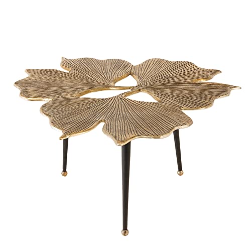 riess-ambiente.de Dekorativer Couchtisch Ginkgo Leafs 75cm Gold Handmade Metall riess-ambiente.de Dekorativer Couchtisch Ginkgo Leafs 75cm Gold Handmade Metall von Riess Ambiente