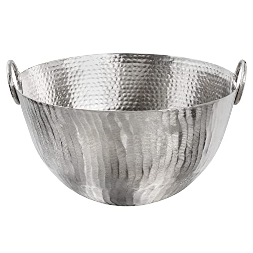 riess-ambiente.de Handgearbeitete Deko Schale Orient 40cm Silber Metall Hammerschlag Design riess-ambiente.de Handgearbeitete Deko Schale Orient 40cm Silber Metall Hammerschlag Design von Riess Ambiente
