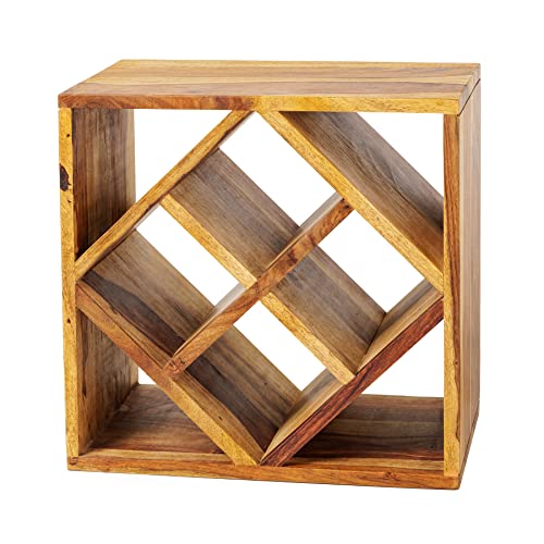 riess-ambiente.de Massives Weinregal CUBUS 40cm Sheesham Stone Finish für 8 Flaschen | stapelbares Flaschenregal aus Holz riess-ambiente.de Massives Weinregal CUBUS 40cm Sheesham Stone Finish für 8 Flaschen | stapelbares Flaschenregal aus Holz von Riess Ambiente