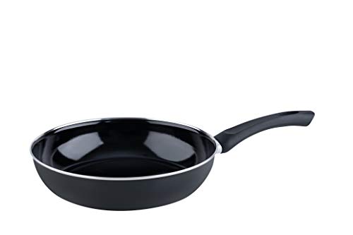 Riess, 0057-022, Gourmetpfanne 28, CLASSIC - SCHWARZEMAILLE, Durchmesser 28 cm, Höhe 6.5 cm, Inhalt 2.2 Liter, Emaille schwarz, Bratpfanne, Induktion Riess, 0057-022, Gourmetpfanne 28, CLASSIC - SCHWARZEMAILLE, Durchmesser 28 cm, Höhe 6.5 cm, Inhalt 2.2 Liter, Emaille schwarz, Bratpfanne, Induktion von Riess