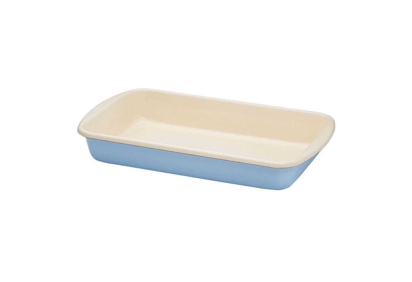 Riess Auflaufform Auflaufform Rechteckig Classic Color, Emaille, (1-St), Ofenform Backform von Riess
