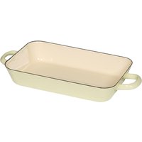 Riess Classic Pastell Bratpfanne 29 x 18 cm gelb - Emaille von Riess