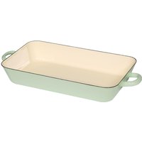 Riess Classic Pastell Bratpfanne 37 x 22 cm nilgrün - Emaille von Riess
