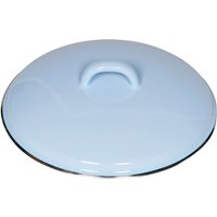 Riess Classic Pastell Deckel 24 cm blau - Emaille von Riess