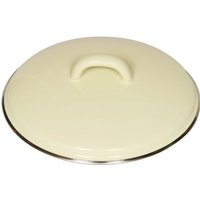 Riess Classic Pastell Deckel 16 cm gelb - Emaille von Riess