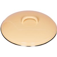 Riess Classic Pastell Deckel 20 cm goldgelb - Emaille von Riess