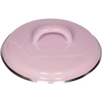 Riess Classic Pastell Deckel 12 cm rosa - Emaille von Riess