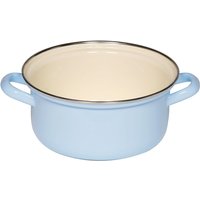 Riess Classic Pastell Kasserolle 18 cm / 1,5 L blau - Emaille von Riess