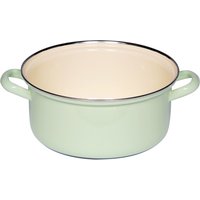 Riess Classic Pastell Kasserolle 22 cm / 3,0 L nilgrün - Emaille von Riess