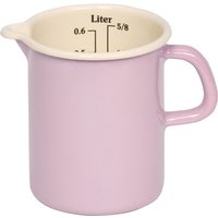 Riess Classic Pastell Küchenmaß 0,5 L rosa - Emaille von Riess