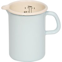 Riess Classic Pastell Küchenmaß 1,0 L türkis - Emaille von Riess