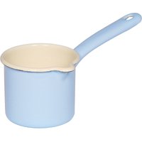 Riess Classic Pastell Schnabeltopf mit Stiel  9 cm / 0,5 L blau - Emaille von Riess