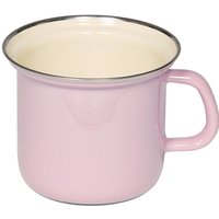 Riess Classic Pastell Topf 12 cm / 1,0 L rosa - Emaille von Riess