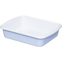 Riess Classic Nature Blue Mini-Backofenform 24,8x20 cm - Emaille Riess Classic Nature Blue Mini-Backofenform 24,8x20 cm - Emaille von Riess