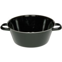 Riess Classic Schwarzemaille Schmalzpfanne 20 cm halbtief - Emaille Riess Classic Schwarzemaille Schmalzpfanne 20 cm halbtief - Emaille von Riess