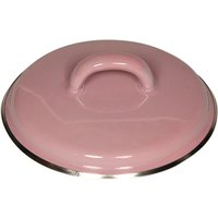Riess Deckel aus Emaille 12 cm Rosa von Riess