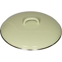 Riess Deckel aus Emaille 16 cm Grün von Riess